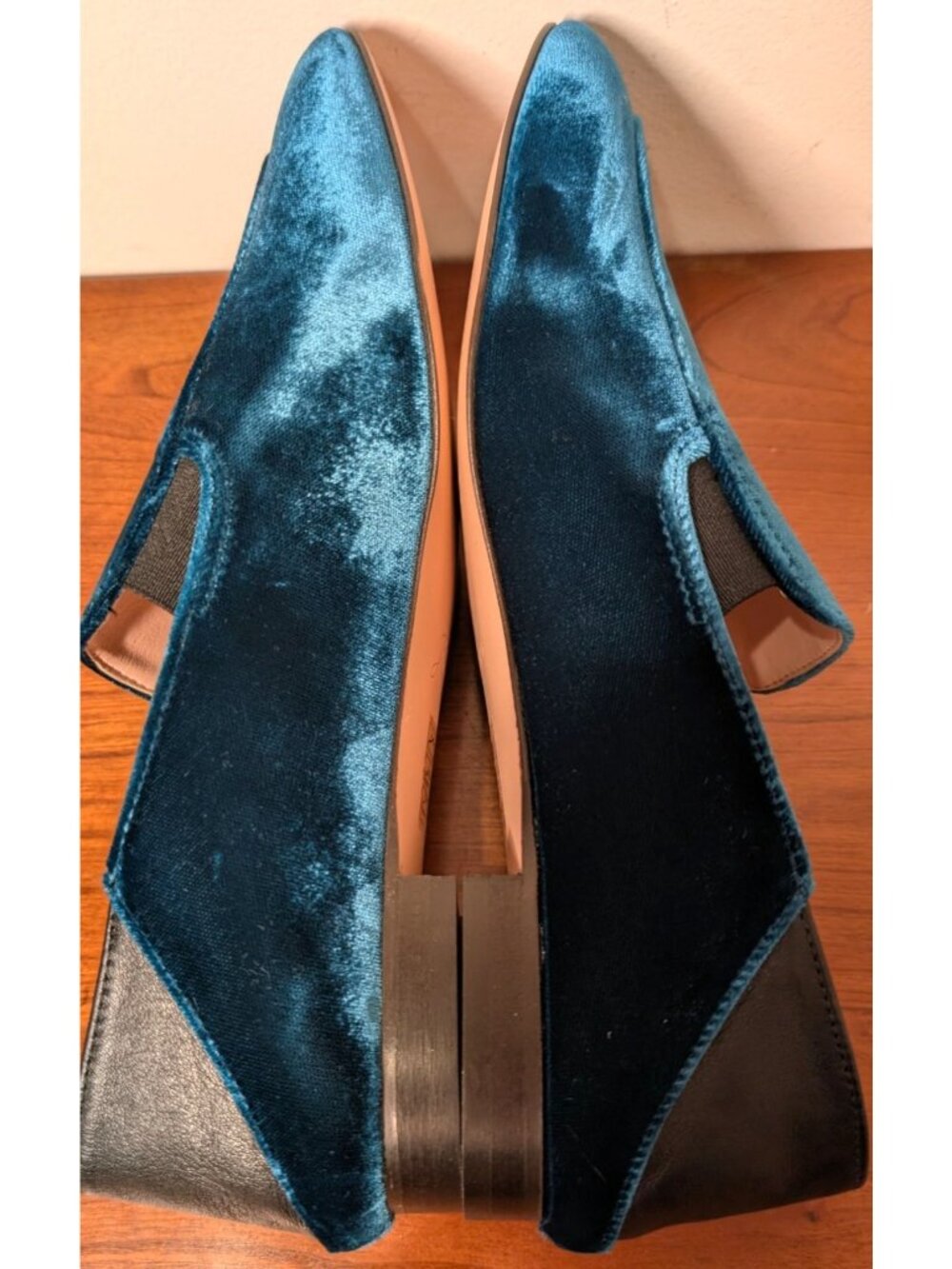 NEW J. Crew Convertible Smoking Slipper in Deep Sea, Women's Size 8/EU 38.5 - Picture 8 of 14